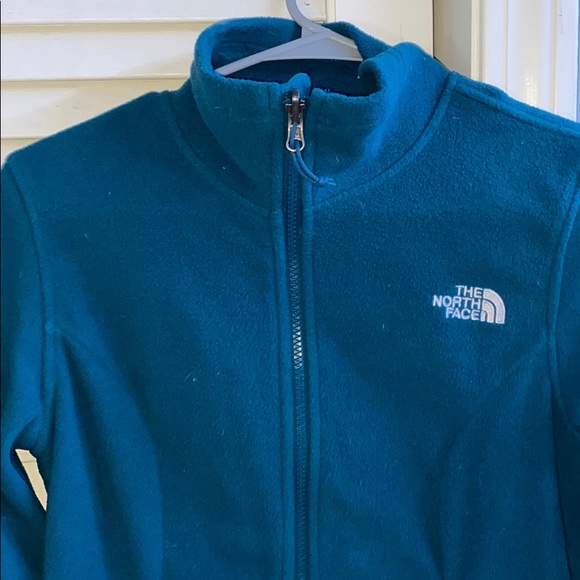 dark teal zip up north face - Picture 2 of 3